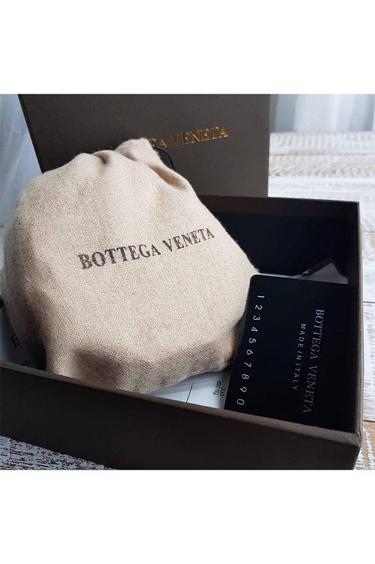 Кожаный коричневый ремень Bottega Veneta