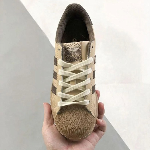 Кроссовки Adidas Superstar "Magic Beige Tribal"   