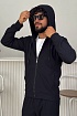 Тёмно-синяя кофта на молнии Brunello Cucinelli