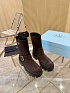 Женские замшевые сапоги Prada Suede premium