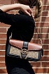 Женская кожаная сумка Coach Georgie 27x15 см