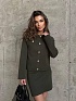 Женский костюм двойка Celine premium - Khaki