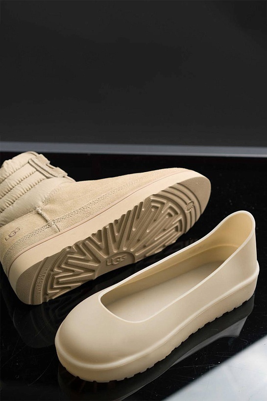Ботинки с мехом UGG Classic Mini Lace-Up - Dune