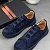Замшевые кроссовки Zegna Triple Stitch