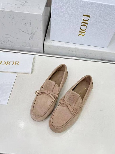 Женские лоферы Dior Miss - Beige   