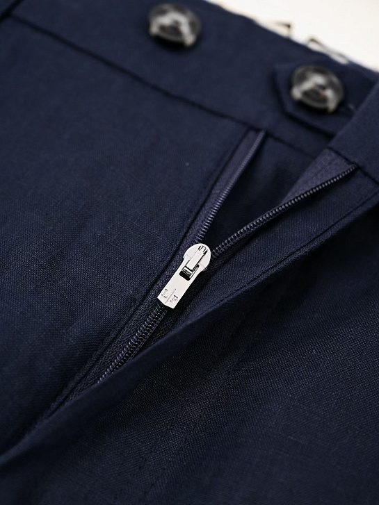 Мужские тёмно-синие брюки Loro Piana premium