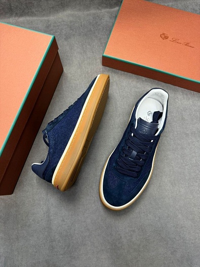 Мужские кроссовки Loro Piana Tennis Walk - Navy   
