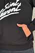Чёрное худи Saint Laurent Paris logo-print