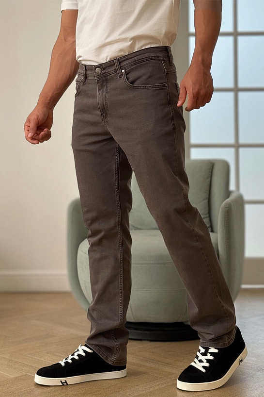 Мужские коричневые джинсы Hugo Boss