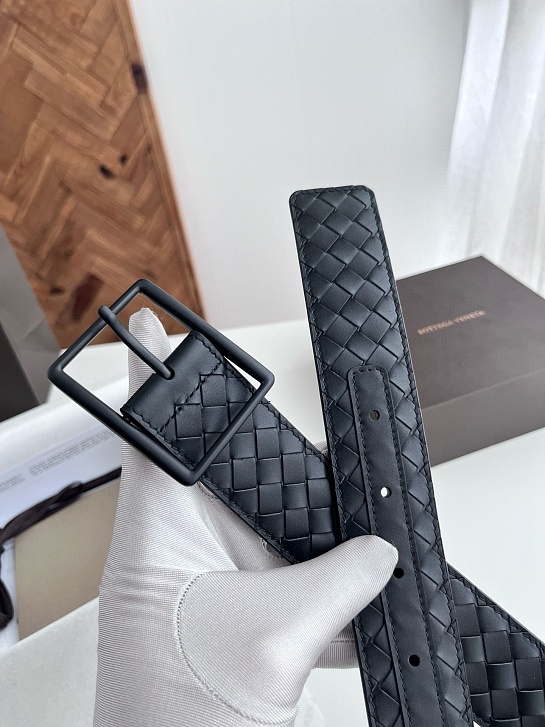 Кожаный ремень Bottega Veneta Premium (ширина 4 см)