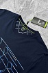 Футболка тёмно-синего цвета Hugo Boss logo-applique