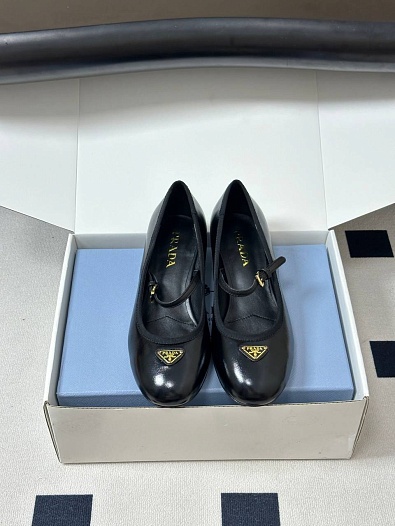 Женские кожаные туфли Prada premium   
