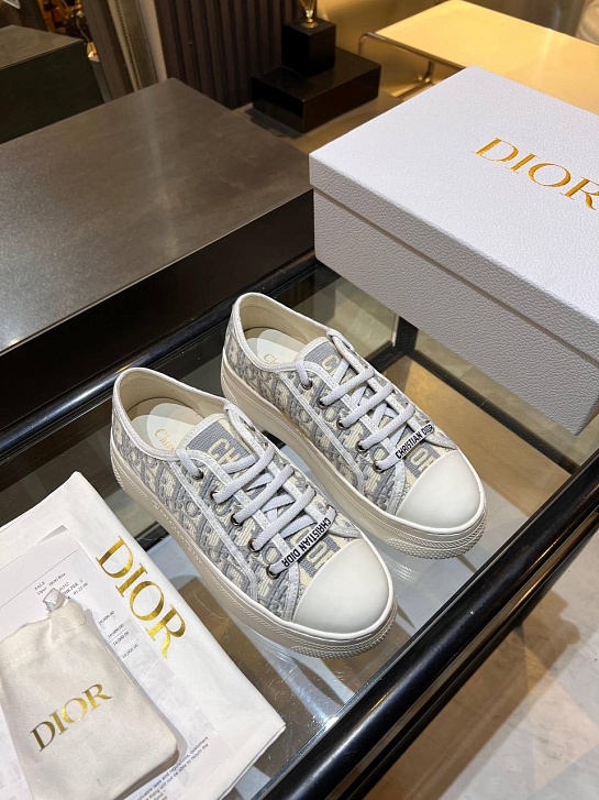 Женские кеды на платформе Dior Walk'n' premium