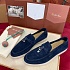 Женские замшевые лоферы Loro Piana Summer Charms Walk premium
