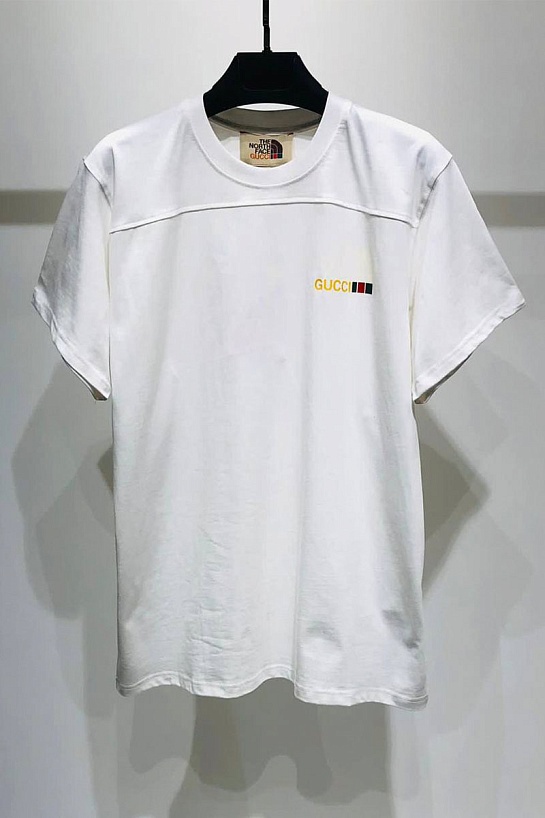 Оверсайз футболка Gucci x The North Face Collaboration landscape print - White