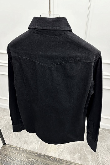 Мужская джинсовая рубашка Dsquared2 "ICON" - Black   