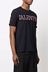 Мужская чёрная футболка Valentino