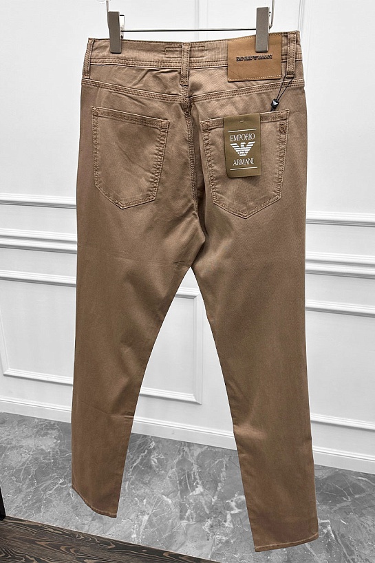 Мужские джинсы Emporio Armani straight - Brown