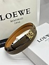 Женский кожаный ремень Loewe Anagram - ширина 2 см, длина 75 / 80 / 85 / 90 см (2 расцветки)