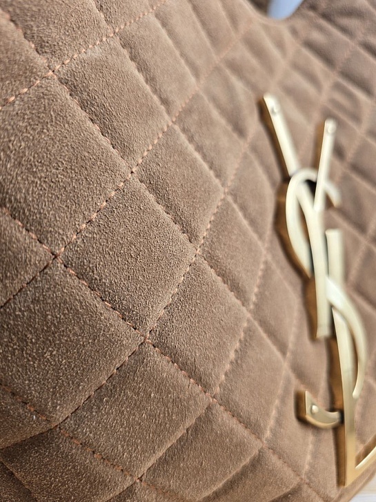 Замшевая сумка Yves Saint Laurent Icare 45x35 см