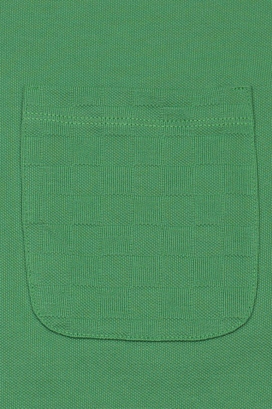 Мужская зелёная футболка Louis Vuitton Half Damier Pocket