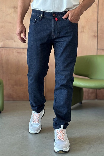 Мужские тёмно-синие джинсы Kiton   