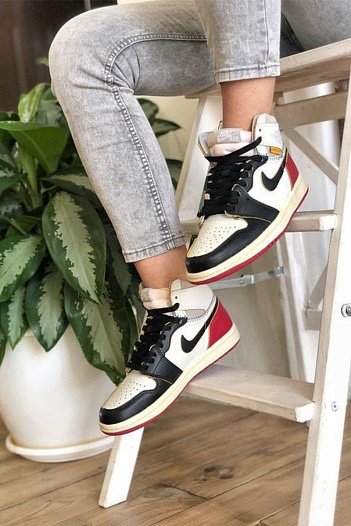 Кроссовки Nike Air Jordan 1 Retro High Union Los Angeles Black Toe   