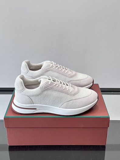 Мужские кроссовки Loro Piana Week End Walk - White   