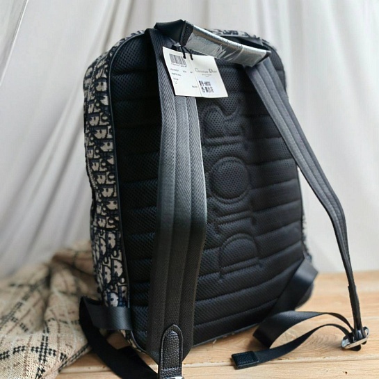 Рюкзак Dior Oblique Jacquard 39x30 см - White