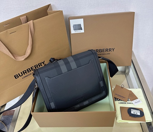 Кожаная сумка Burberry Alfred Premium 25.5x21.5x6.5 см   