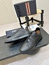 Мужские кроссовки Ermenegildo Zegna Triple Stitch Alligator - Black