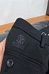 Мужские чёрные брюки Brunello Cucinelli Premium
