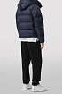 Синяя куртка со съёмными рукавами Burberry Lockwell logo-patch
