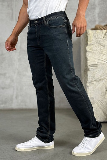 Мужские джинсы Loro Piana тёмно-синего цвета   