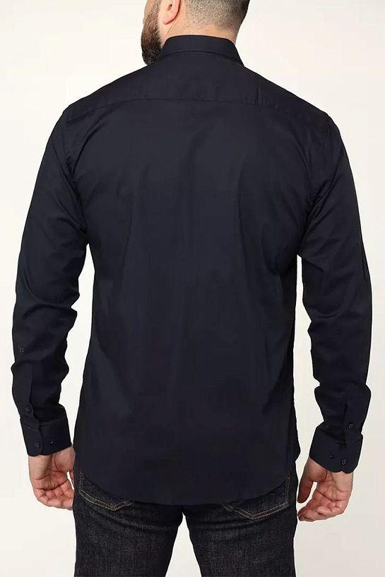 Мужская тёмно-синяя рубашка Armani Exchange
