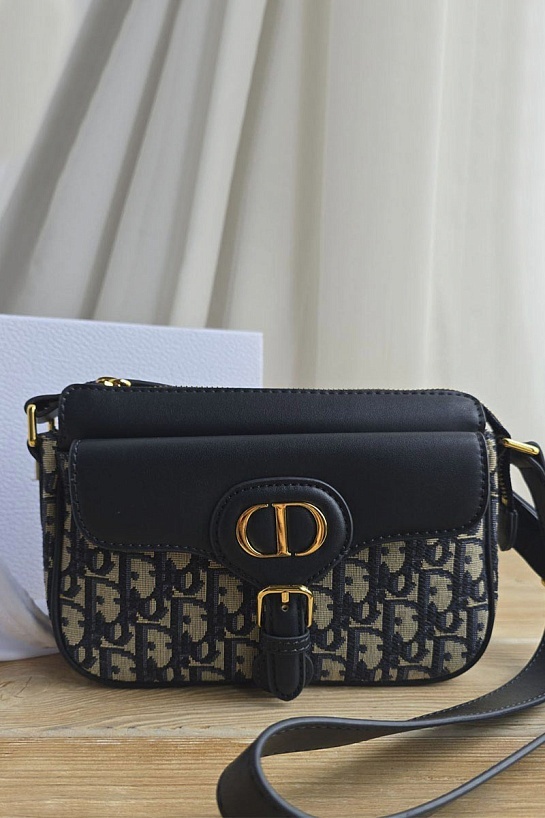 Комбинированная сумка Dior Montaigne Small 22x15 см