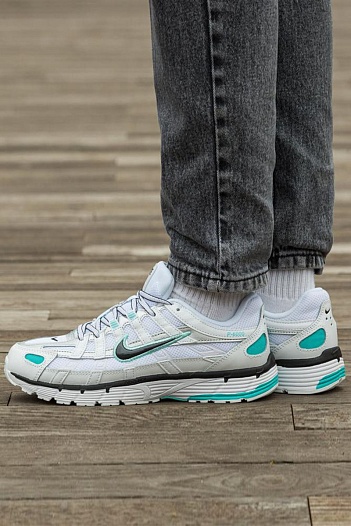 Кроссовки Nike P-6000 - White / Light Aqua    