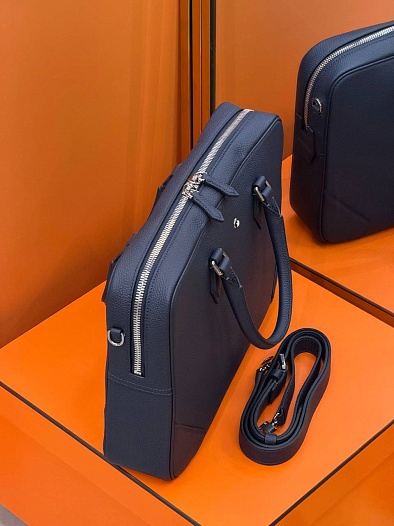 Кожаная сумка Montblanc Meisterstuck premium 37.5x27x8 см   