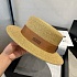 Соломенная шляпа канотье Gucci premium