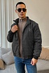 Куртка чёрного цвета Stefano Ricci logo-embroidered