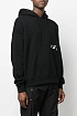 Чёрное худи Off-White logo-print drawstring