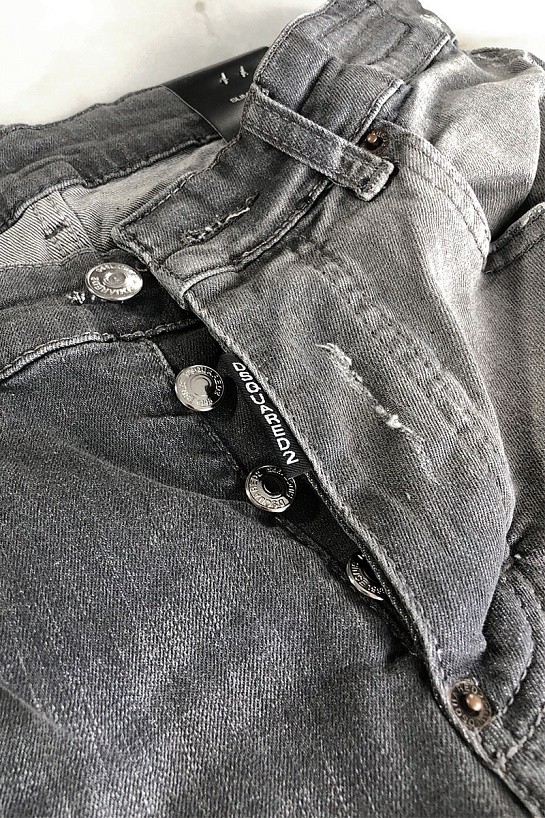 Джинсовые мужские шорты Dsquared2 "ICON" - Grey