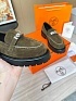 Женские замшевые лоферы Hermes Premium - Green
