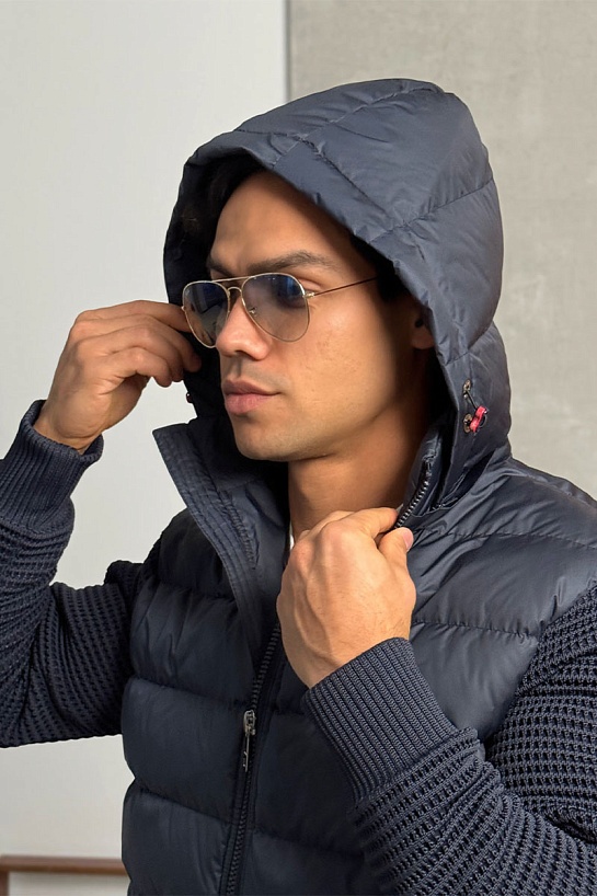 Куртка с вязаными рукавами Tommy Hilfiger