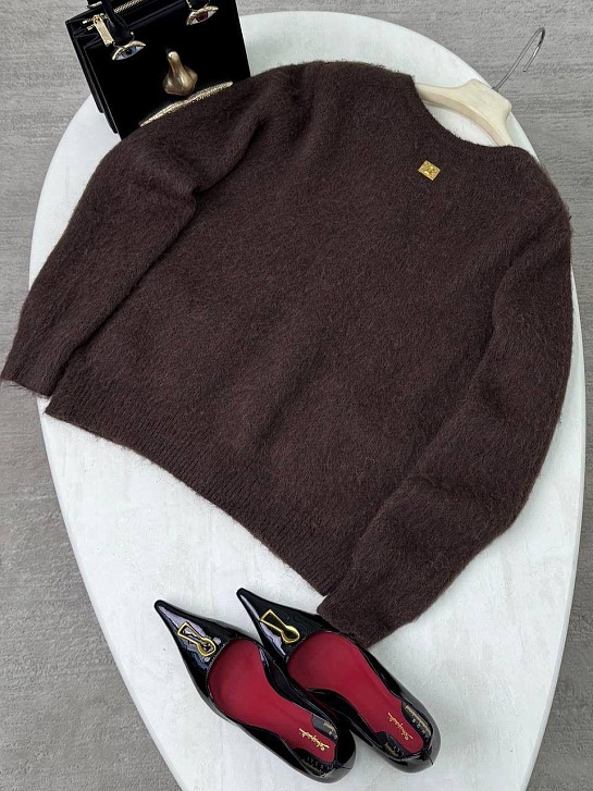 Женский кардиган коричневого цвета Schiaparelli premium