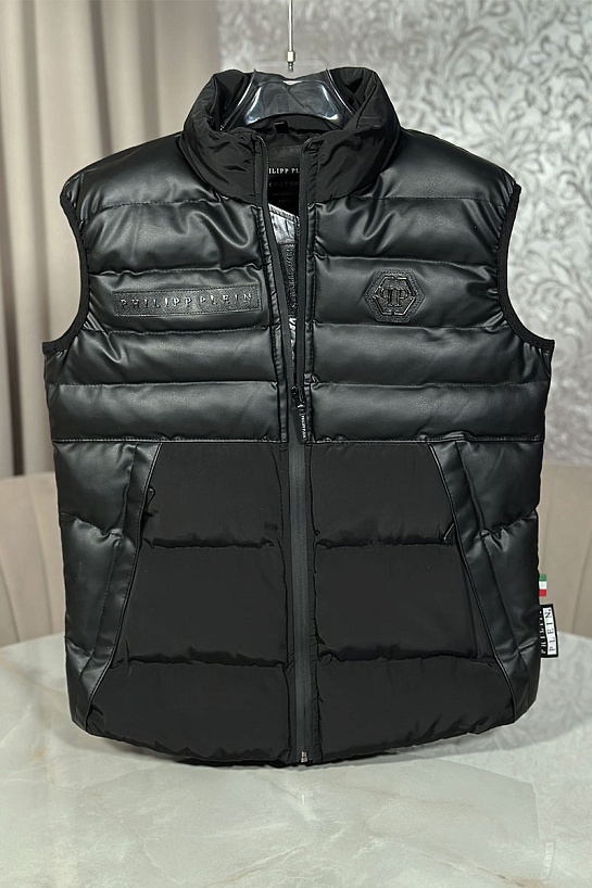 Мужской жилет Philipp Plein чёрного цвета
