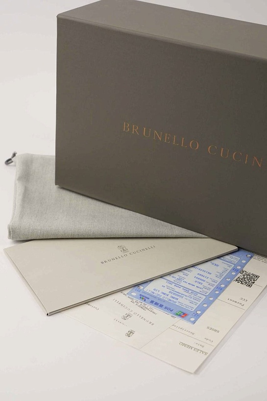 Мужские кроссовки Brunello Cucinelli чёрного цвета