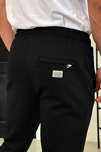 Спортивные штаны Dolce & Gabbana logo plaque - Black   