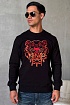 Чёрный мужской свитшот Kenzo Tiger Head embroidered