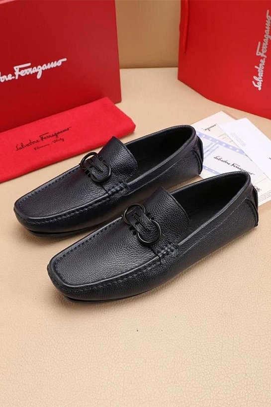 Мужские кожаные мокасины Salvatore Ferragamo